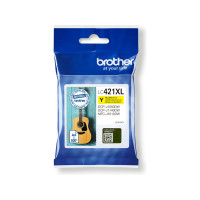 Brother LC-421XLY inktcartridge geel