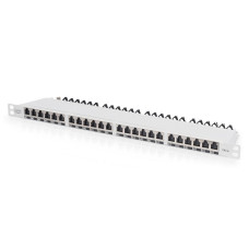 Digitus 19 inch ½U patchpanel 24 poorten CAT6A klasse EA grijs