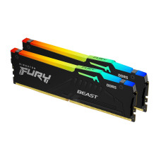 Kingston DDR5 DIMM Fury Beast Black XMP RGB 32 GB (2x16GB) 5600 MT/s